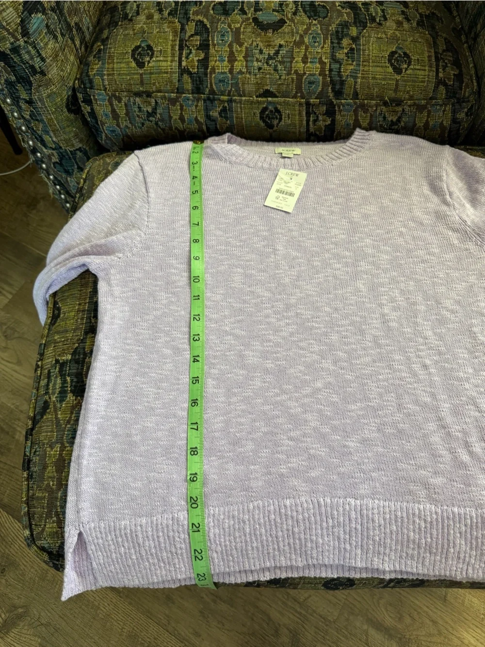 J.Crew Factory Lightweight Crewneck Sweater Lavender Heather Size Small NWT